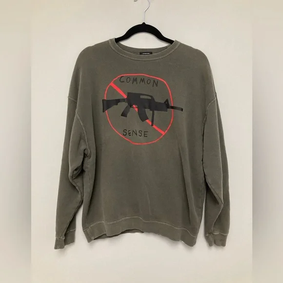 R13 No Guns Sweatshirt. Size XXS
